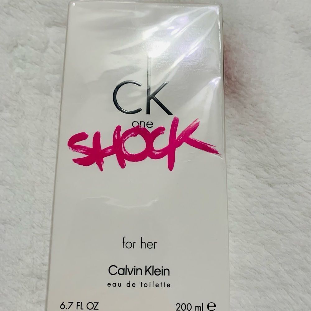 CK One Shock by Calvin Klein for Her 6.7 oz Spray EDT NEW in BOX
